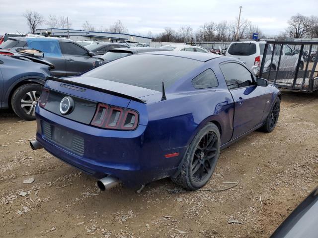 1ZVBP8CF4E5299079 - 2014 FORD MUSTANG GT BLUE photo 3