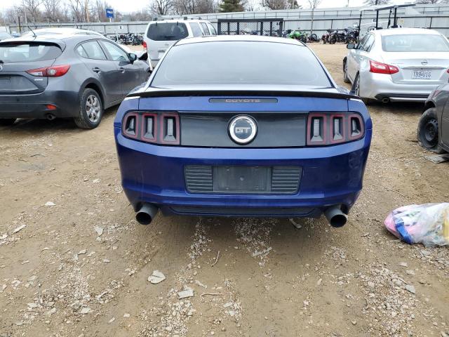 1ZVBP8CF4E5299079 - 2014 FORD MUSTANG GT BLUE photo 6