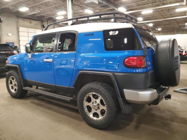 JTEBU11F370035918 - 2007 TOYOTA FJ CRUISER BLUE photo 2