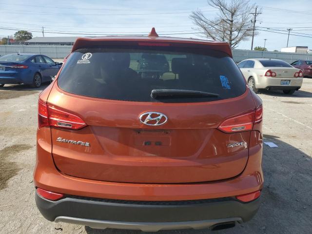 5XYZT3LB8FG233687 - 2015 HYUNDAI SANTA FE ORANGE photo 6