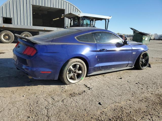 1FA6P8CF0G5256677 - 2016 FORD MUSTANG GT BLUE photo 3