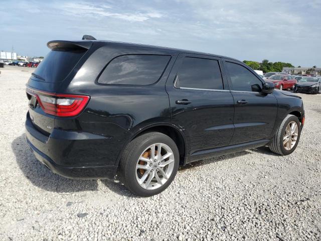 1C4RDHDG1MC661445 - 2021 DODGE DURANGO GT BLACK photo 3