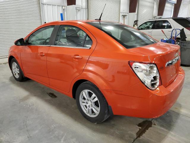 1G1JC5SB4D4227609 - 2013 CHEVROLET SONIC LT ნარინჯისფერი ფოტო 2