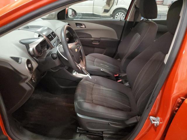 1G1JC5SB4D4227609 - 2013 CHEVROLET SONIC LT ნარინჯისფერი ფოტო 7