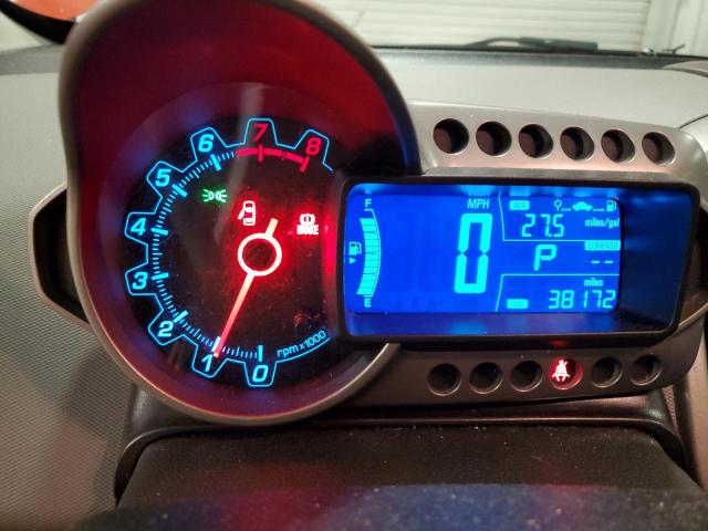 1G1JC5SB4D4227609 - 2013 CHEVROLET SONIC LT ნარინჯისფერი ფოტო 9