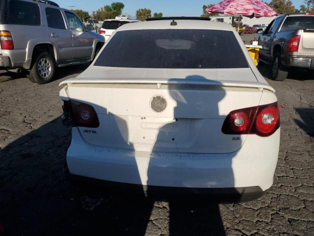 3VWRZ71K08M165574 - 2008 VOLKSWAGEN JETTA SE WHITE photo 6