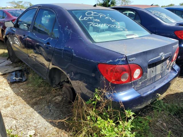 JTDBR32EX70122268 - 2007 TOYOTA COROLLA CE BLUE photo 2