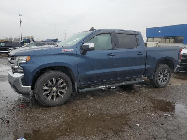 3GCUYDET1MG292084 - 2021 CHEVROLET 1500 PICKU K1500 LT BLUE photo 1