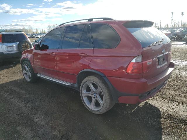 5UXFB93503LN80481 - 2003 BMW X5 4.6IS RED photo 2