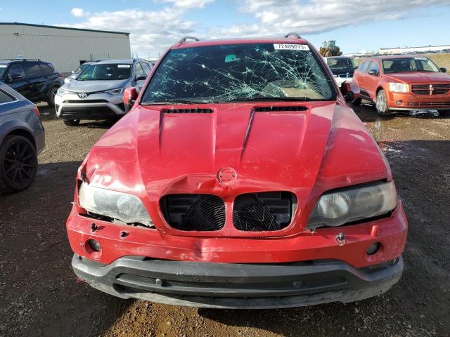 5UXFB93503LN80481 - 2003 BMW X5 4.6IS RED photo 5