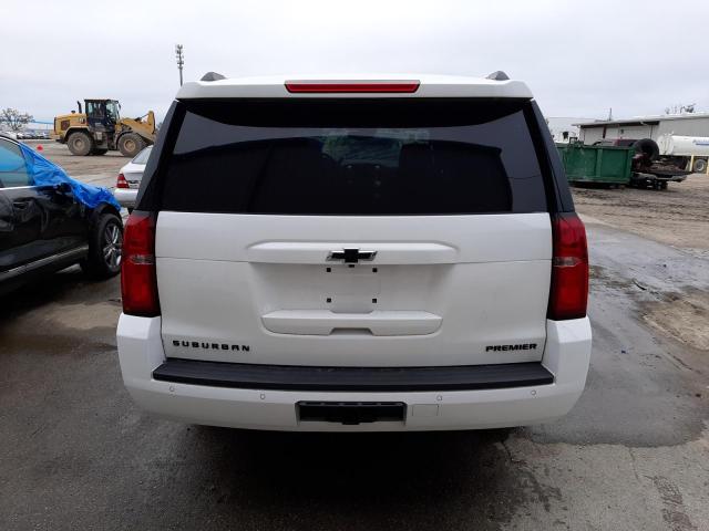 1GNSKJKJ3KR100520 - 2019 CHEVROLET SUBURBAN K1500 PREMIER WHITE photo 6