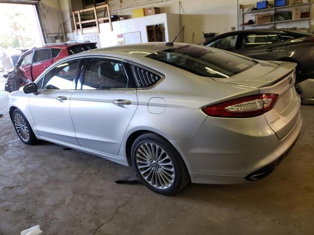 3FA6P0K93ER208906 - 2014 FORD FUSION TITANIUM SILVER photo 2