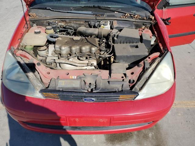 1FAFP33P11W376730 - 2001 FORD FOCUS LX RED photo 11