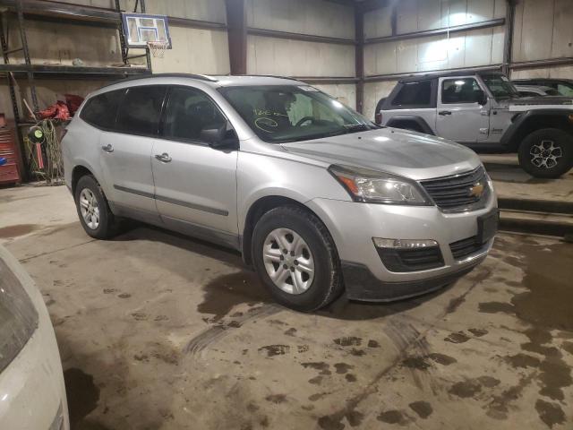 1GNKRFED3EJ169273 - 2014 CHEVROLET TRAVERSE LS SILVER photo 4