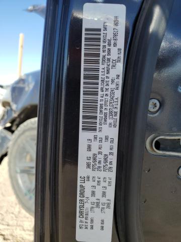 1C6RR7LG7ES423241 - 2014 RAM 1500 SLT BLACK photo 12