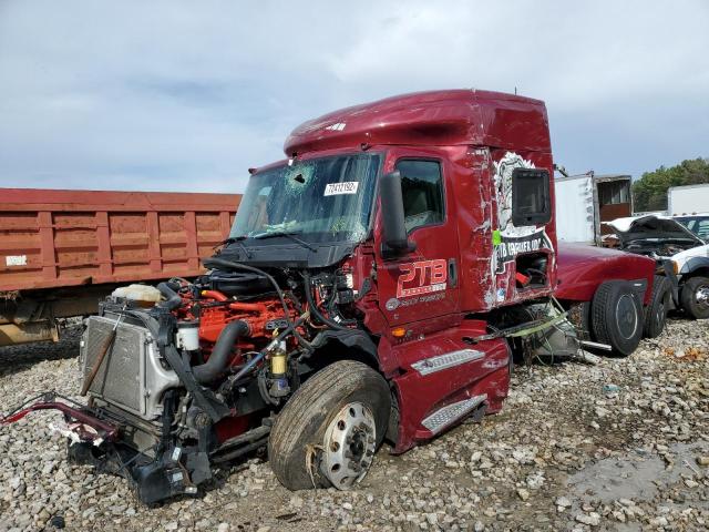 3HSDZAPR2KN485504 - 2019 INTERNATIONAL LT625 MAROON photo 2