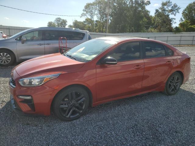 3KPF34AD6LE160275 - 2020 KIA FORTE GT LINE ORANGE photo 1