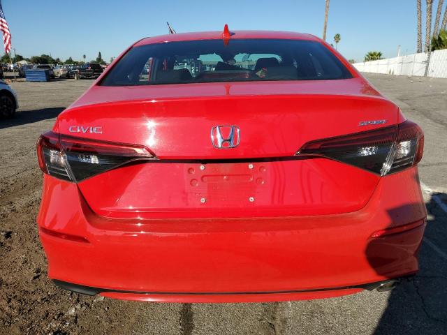 2HGFE2F56NH530844 - 2022 HONDA CIVIC SPORT 红色 照片 6