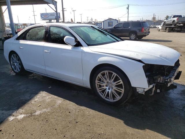 WAURVAFD4CN026999 - 2012 AUDI A8 L QUATTRO WHITE photo 4