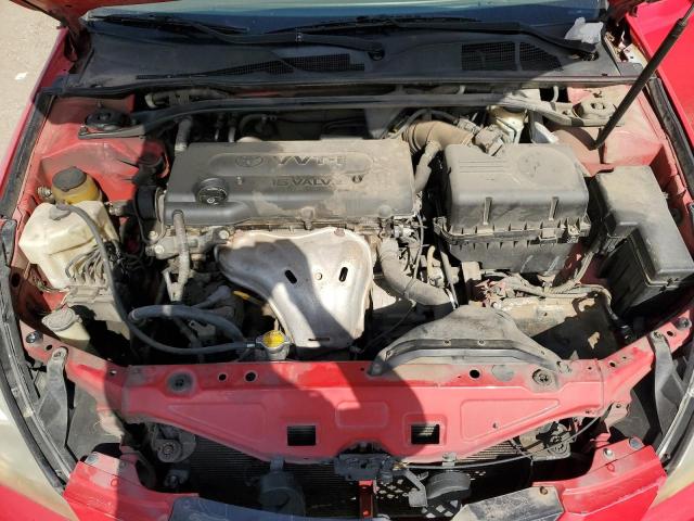 4T1CE30P68U764559 - 2008 TOYOTA CAMRY SOLA SE RED photo 11