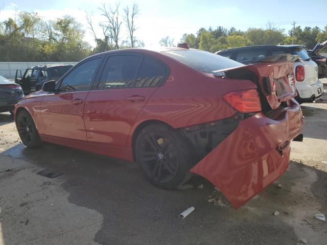 WBA3B9G59ENR90408 - 2014 BMW 335 XI أحمر صورة 2