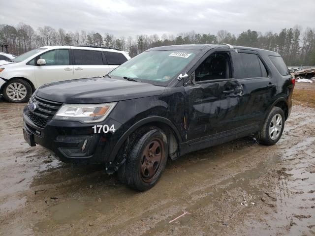 1FM5K8AR3HGE00824 - 2017 FORD EXPLORER POLICE INTERCEPTOR BLACK photo 1