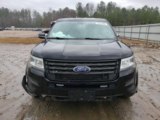 1FM5K8AR3HGE00824 - 2017 FORD EXPLORER POLICE INTERCEPTOR BLACK photo 5