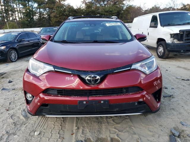 JTMRFREV3JD225568 - 2018 TOYOTA RAV4 ADVENTURE RED photo 5