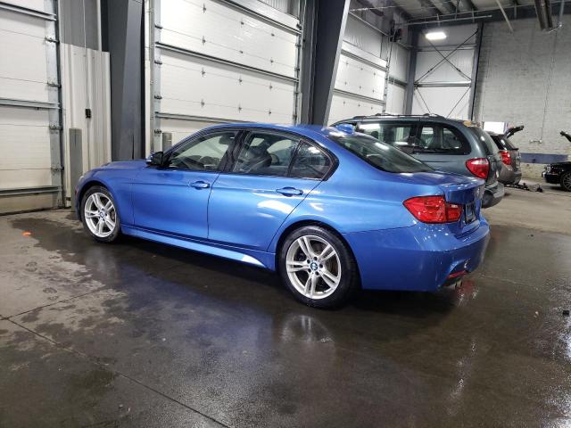 WBA3A5C52FP647088 - 2015 BMW 328 I BLUE photo 2