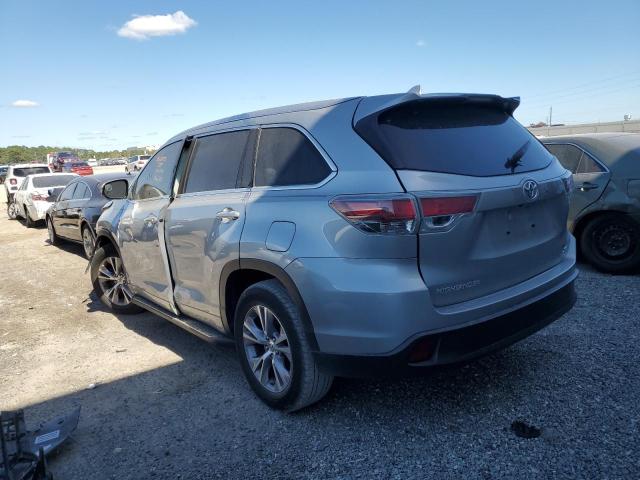 5TDKKRFH4FS119292 - 2015 TOYOTA HIGHLANDER XLE GRAY photo 2