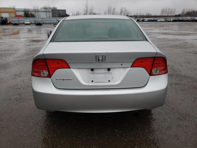 2HGFA16346H012771 - 2006 HONDA CIVIC DX VP SILVER photo 6