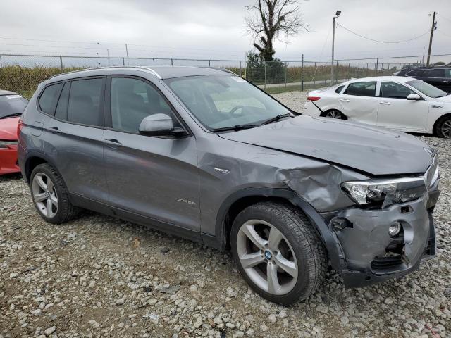 5UXWX9C32H0T19359 - 2017 BMW X3 XDRIVE28I GRAY photo 4