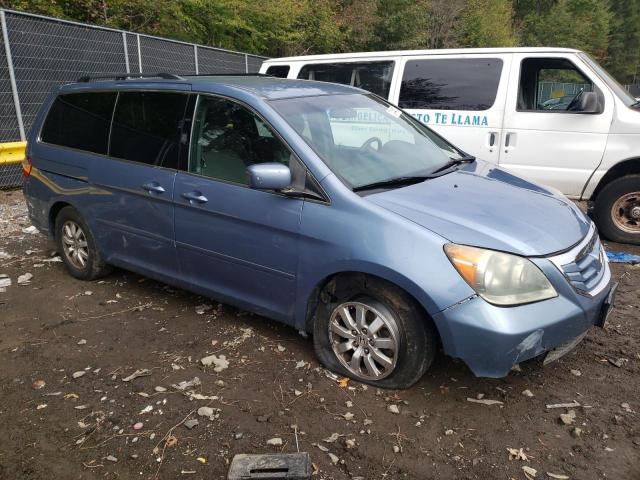 5FNRL3H57AB018465 - 2010 HONDA ODYSSEY EX BLUE photo 4