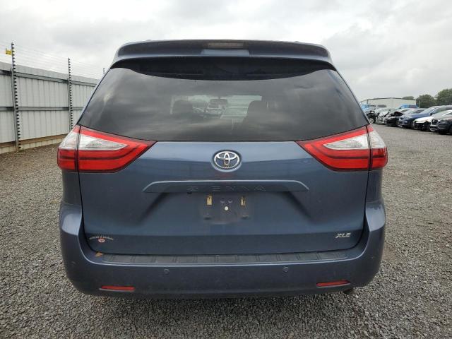 5TDYZ3DC6HS883643 - 2017 TOYOTA SIENNA XLE BLUE photo 6