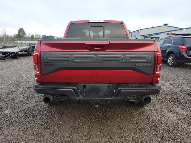 1FTFW1RG1JFD82231 - 2018 FORD F150 RAPTOR RED photo 6