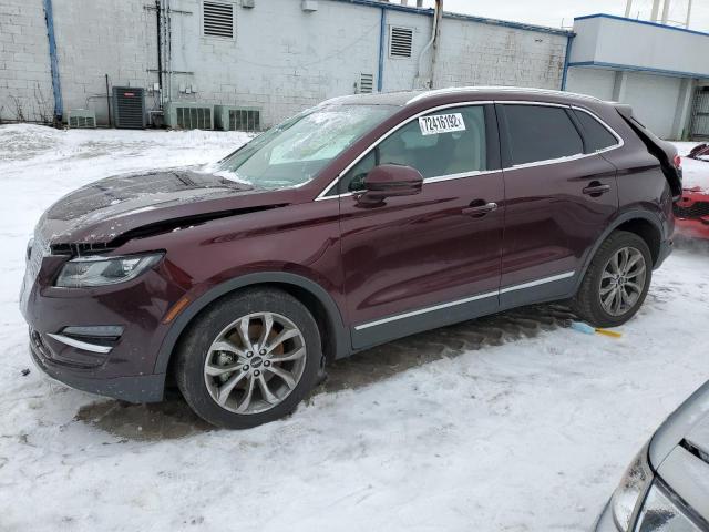 5LMCJ2C90KUL06491 - 2019 LINCOLN MKC SELECT 勃艮第红 照片 1