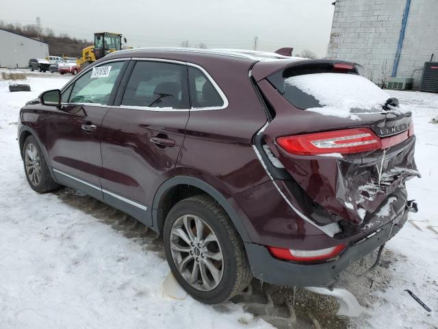 5LMCJ2C90KUL06491 - 2019 LINCOLN MKC SELECT 勃艮第红 照片 2