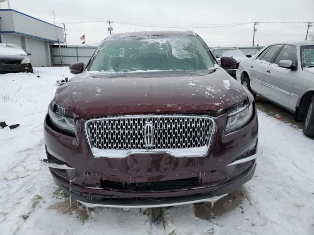 5LMCJ2C90KUL06491 - 2019 LINCOLN MKC SELECT 勃艮第红 照片 5