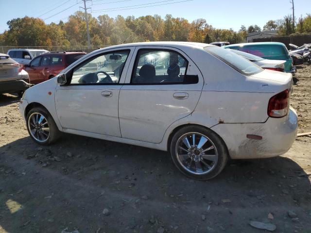 KL1TD52654B133709 - 2004 CHEVROLET AVEO WHITE photo 2