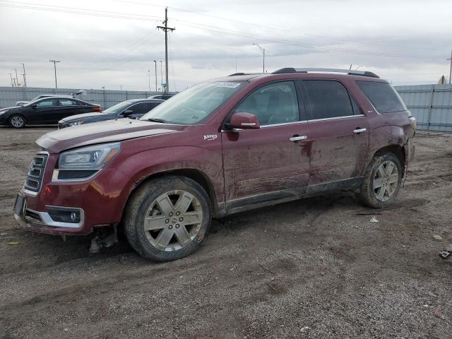 1GKKVSKD8HJ105465 - 2017 GMC ACADIA LIM SLT-2 MAROON photo 1