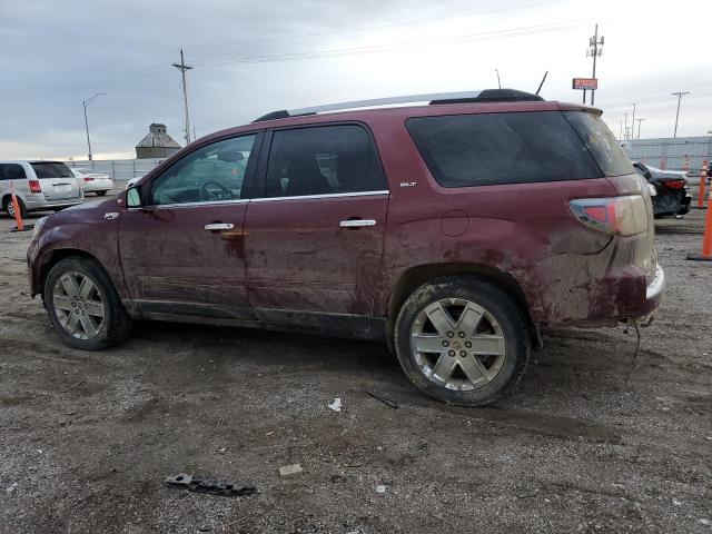 1GKKVSKD8HJ105465 - 2017 GMC ACADIA LIM SLT-2 MAROON photo 2