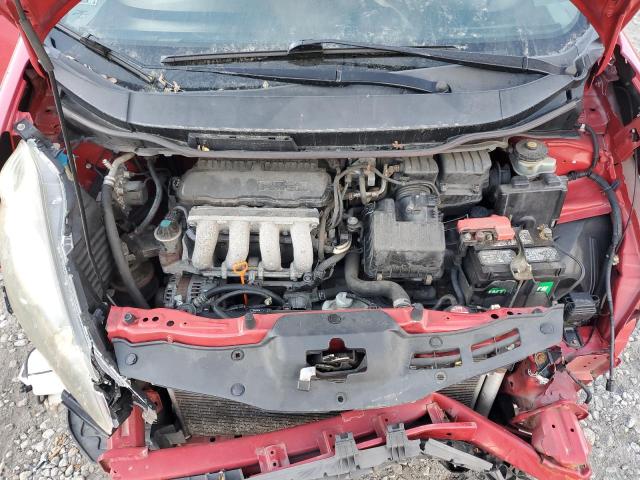 JHMGE88279S070308 - 2009 HONDA FIT RED photo 11
