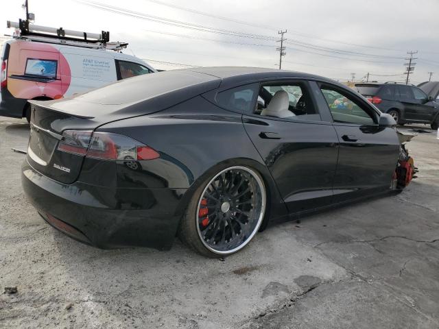 5YJSA1E44MF427891 - 2021 TESLA MODEL S Սև լուսանկար 3