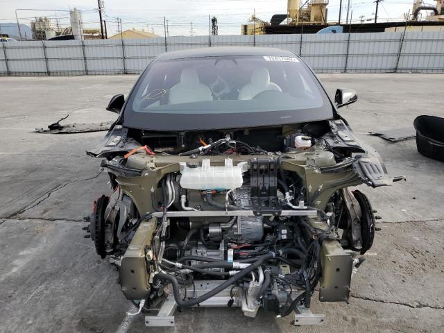 5YJSA1E44MF427891 - 2021 TESLA MODEL S Սև լուսանկար 5