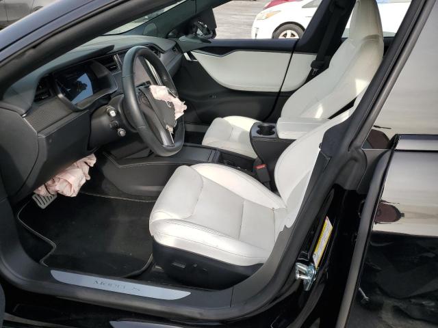 5YJSA1E44MF427891 - 2021 TESLA MODEL S Սև լուսանկար 7