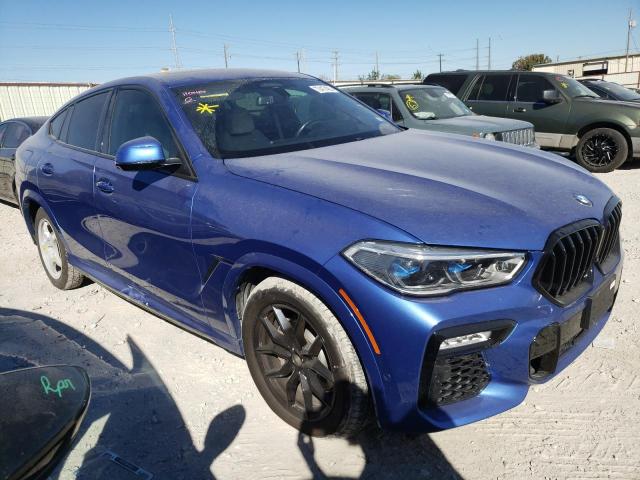 5UXCY4C02L9C49720 - 2020 BMW X6 SDRIVE 40I BLUE photo 4