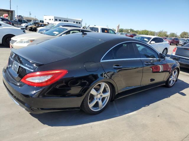 WDDLJ9BB6CA026278 - 2012 MERCEDES-BENZ CLS 550 4MATIC BLACK photo 3