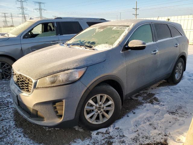 5XYPG4A36KG599350 - 2019 KIA SORENTO L GRAY photo 1