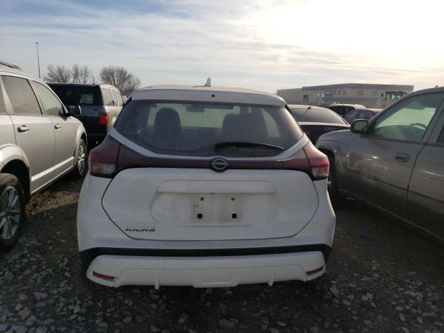 3N1CP5BV5NL495341 - 2022 NISSAN KICKS S WHITE photo 6