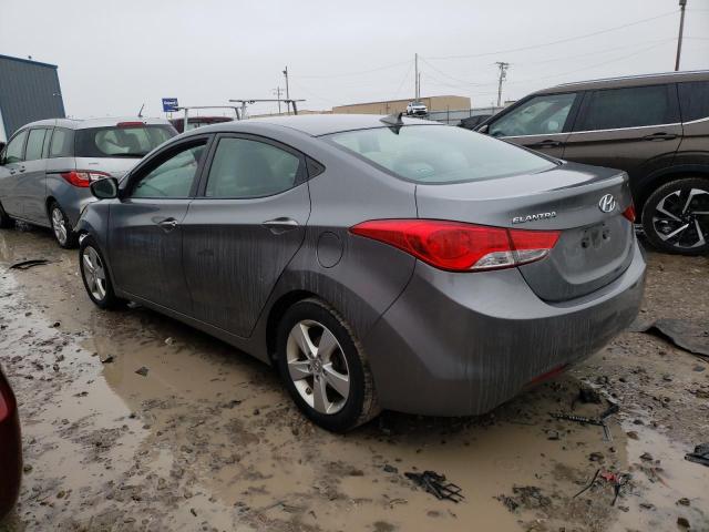 5NPDH4AE6DH340760 - 2013 HYUNDAI ELANTRA GL GRAY photo 2